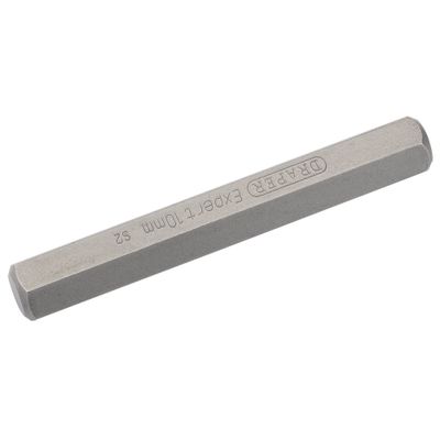 Draper Expert 33337 10Mm X 75Mm Hexagonal 10Mm Insert Bit For Mechanicfts Bit Sets each