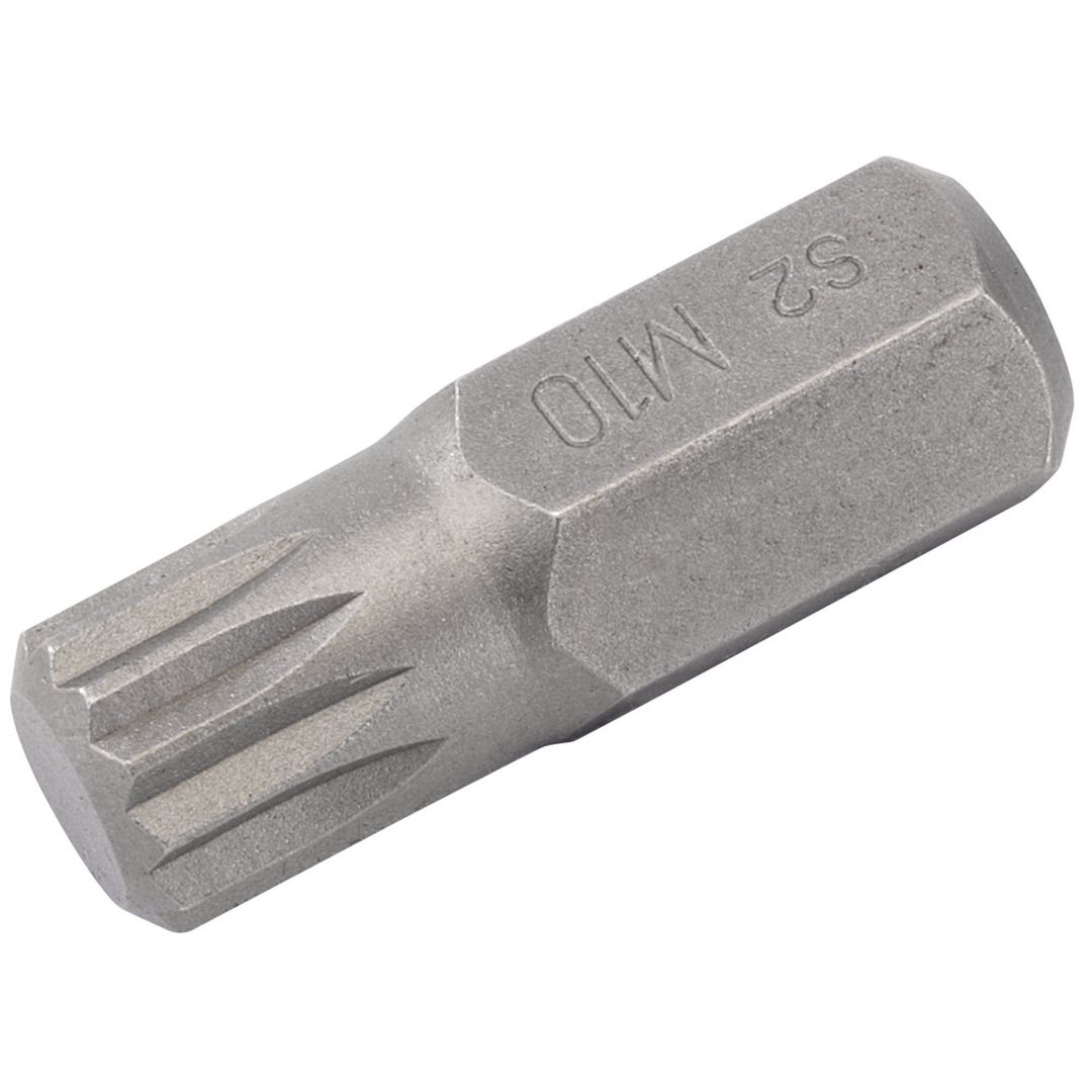 Draper Expert 33342 M10 X 30Mm Spline 10Mm Insert Bit For Mechanicfts Bit Sets each - Image 1