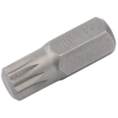 Draper Expert 33342 M10 X 30Mm Spline 10Mm Insert Bit For Mechanicfts Bit Sets each