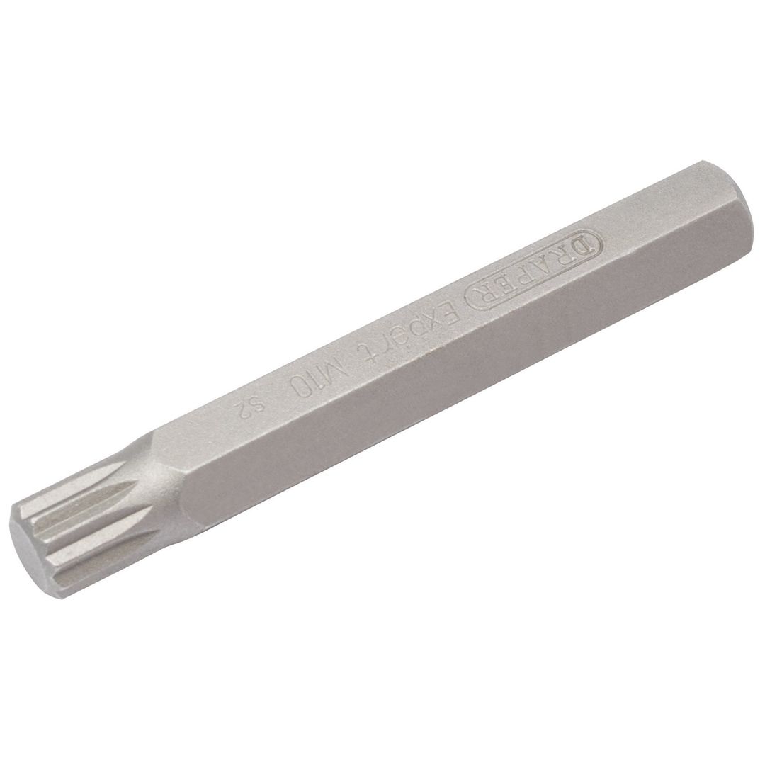 Draper Expert 33348 M10 X 75Mm Spline 10Mm Insert Bit For Mechanicfts Bit Sets each - Image 1