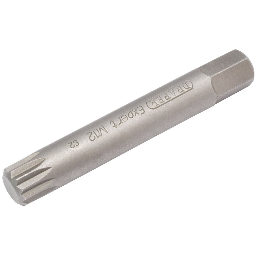 Draper Expert 33349 M12 X 75Mm Spline 10Mm Insert Bit For Mechanicfts Bit Sets each - Image 1