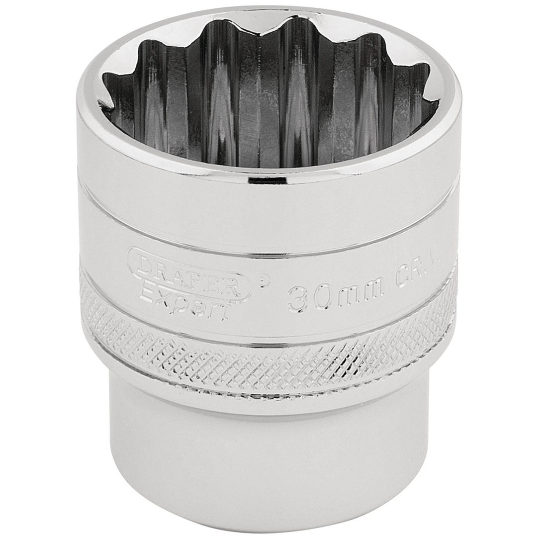 Draper Expert 33586 Hi-Torq® 12 Point Socket 1/2in Sq. Dr. 30Mm each - Image 1