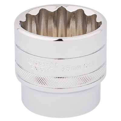Draper Expert 33594 Hi-Torq® 12 Point Socket 1/2in Sq. Dr. 36Mm each