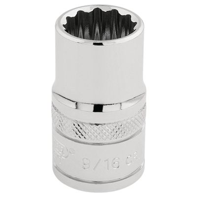 Draper Expert 33609 Hi-Torq® 12 Point Socket 1/2in Sq. Dr. 9/16in each