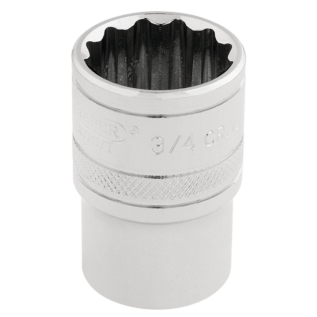 Draper Expert 33660 Hi-Torq® 12 Point Socket 1/2in Sq. Dr. 3/4in each - Image 1