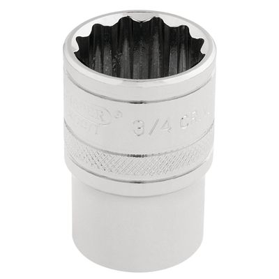 Draper Expert 33660 Hi-Torq® 12 Point Socket 1/2in Sq. Dr. 3/4in each