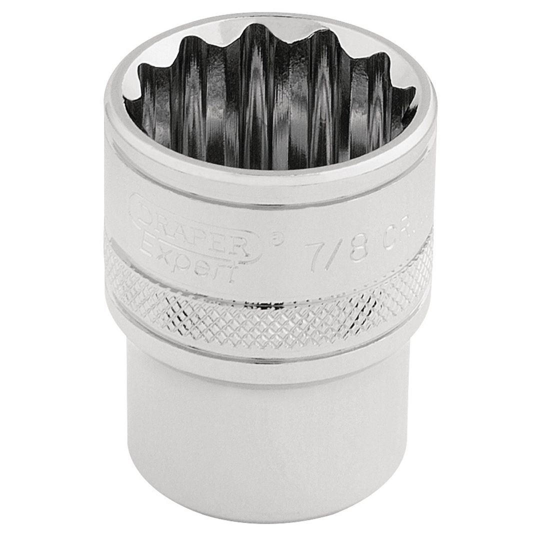 Draper Expert 33661 Hi-Torq® 12 Point Socket 1/2in Sq. Dr. 7/8in each - Image 1