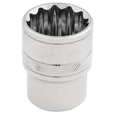 Draper Expert 33661 Hi-Torq® 12 Point Socket 1/2in Sq. Dr. 7/8in each