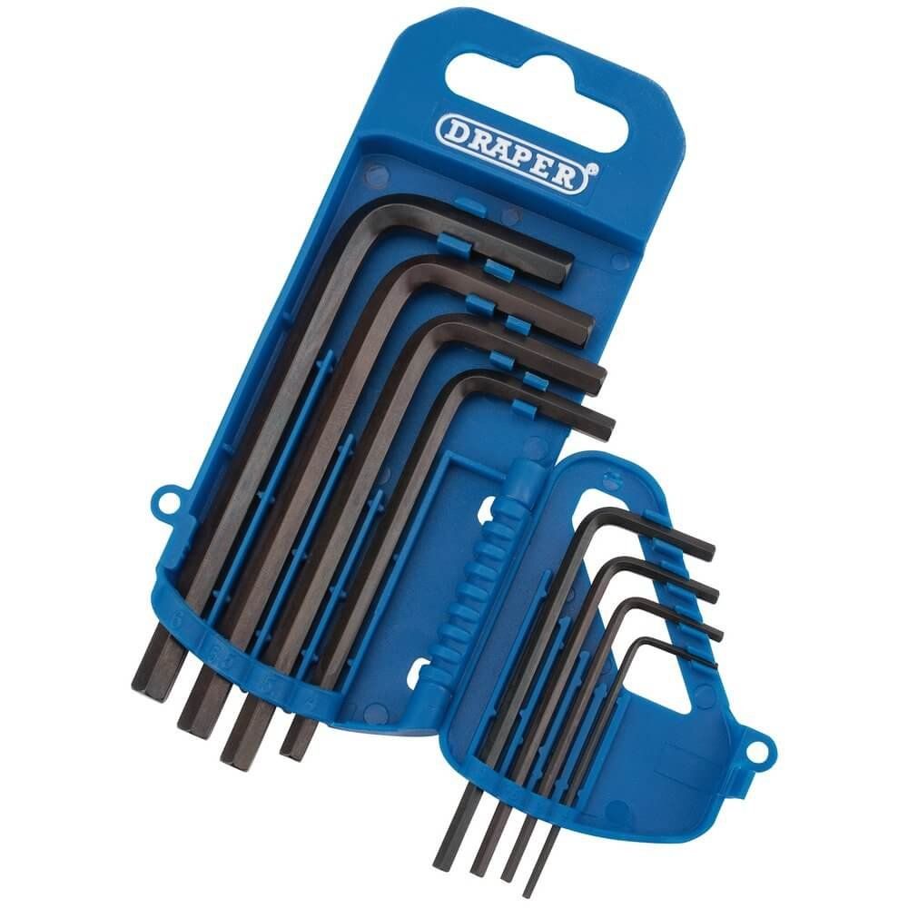 Draper Metric Hexagon Key Set with Storage Holder (8 Piece) - Image 1