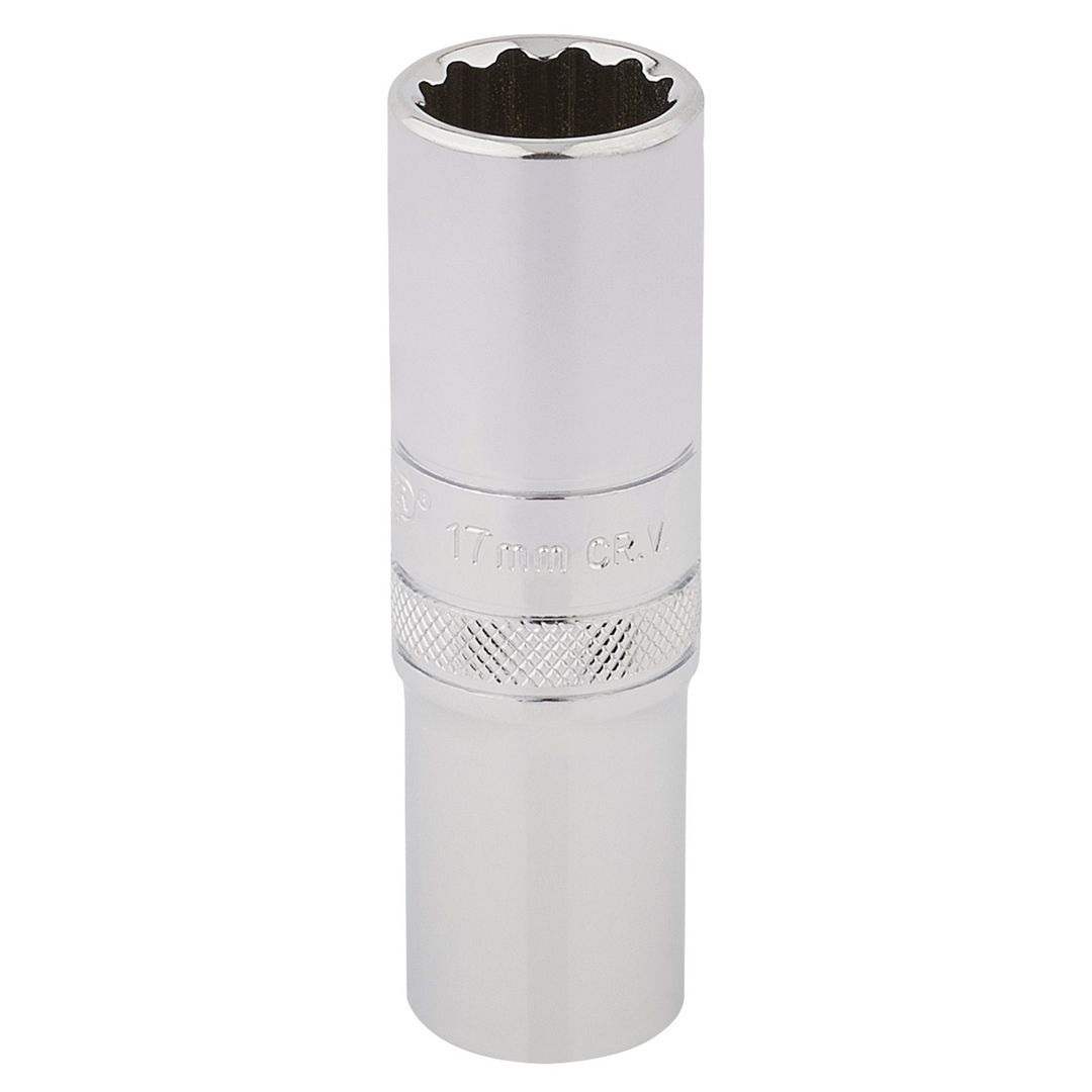Draper Expert 33735 Hi-Torq® 12 Point Deep Socket 1/2in Sq. Dr. 17Mm each - Image 1
