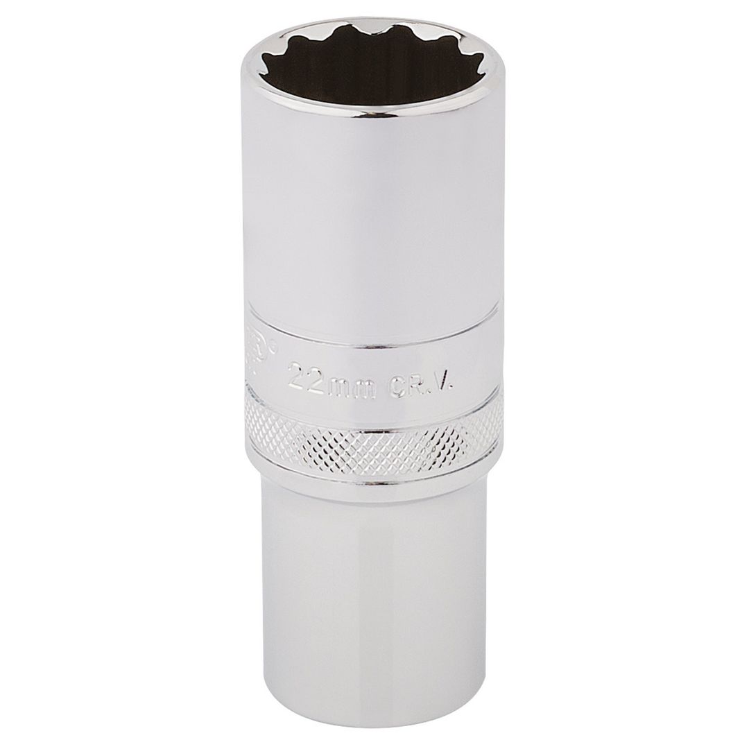 Draper Expert 33788 Hi-Torq® 12 Point Deep Socket 1/2in Sq. Dr. 22Mm each - Image 1