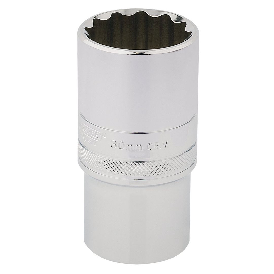 Draper Expert 33858 Hi-Torq® 12 Point Deep Socket 1/2in Sq. Dr. 30Mm each - Image 1