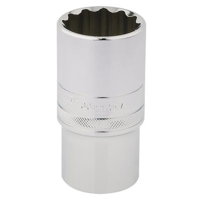 Draper Expert 33858 Hi-Torq® 12 Point Deep Socket 1/2in Sq. Dr. 30Mm each