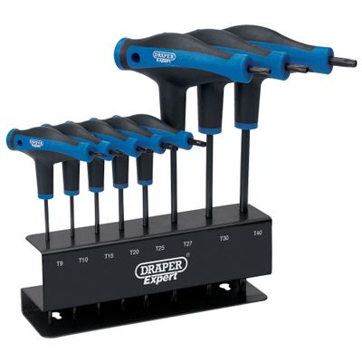 Draper Expert 33872 Tx-Star® Soft Grip Metric T-Handle Key Set (8 Piece) per set 1