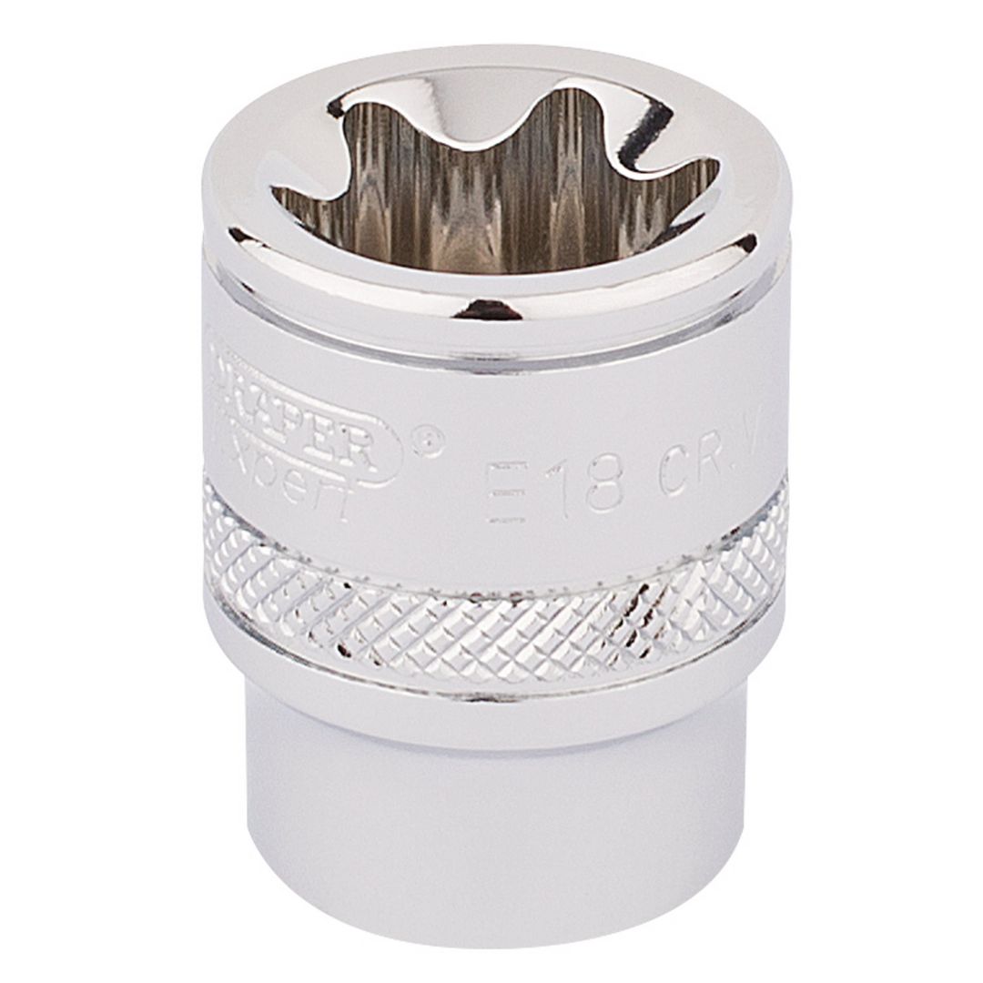 Draper Expert 34207 Draper Tx-Star® Socket 3/8in Sq. Dr. E18 each - Image 1