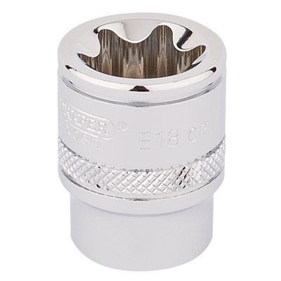 Draper Expert 34207 Draper Tx-Star® Socket 3/8in Sq. Dr. E18 each
