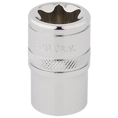 Draper Expert 34345 Draper Tx-Star® Socket 1/2in Sq. Dr. E20 each
