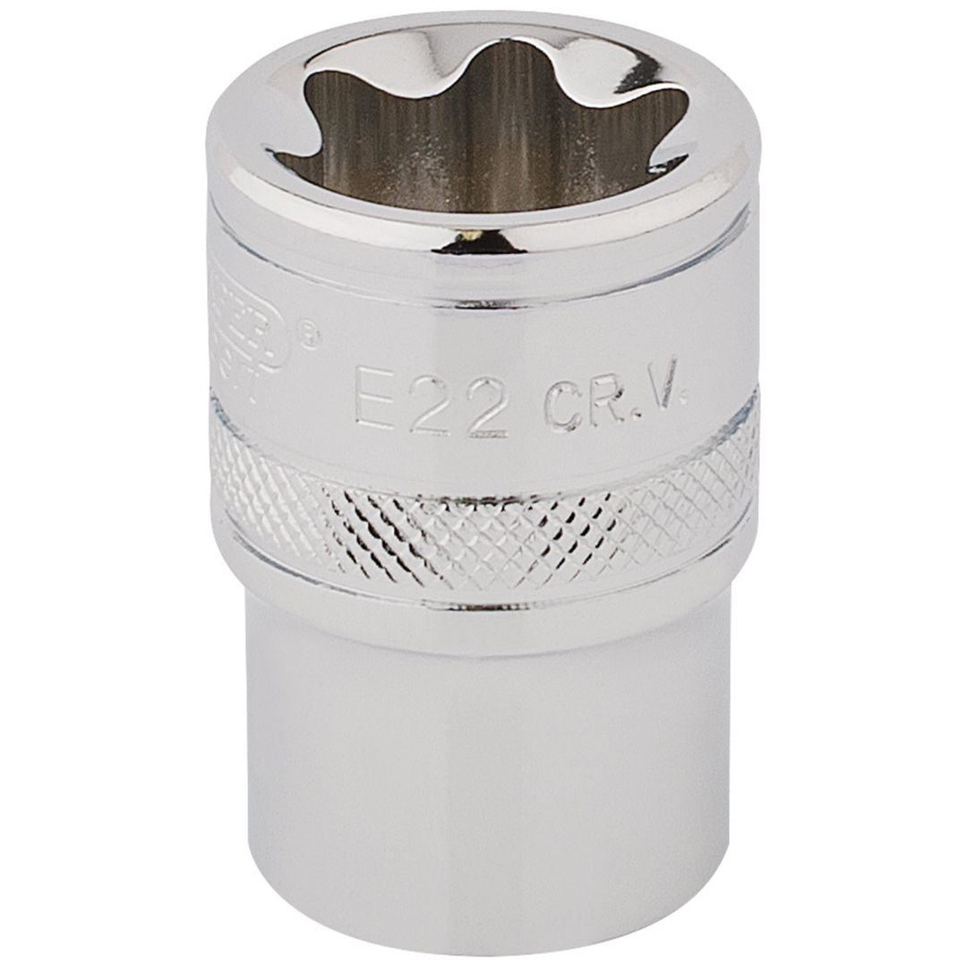 Draper Expert 34372 Draper Tx-Star® Socket 1/2in Sq. Dr. E22 each - Image 1
