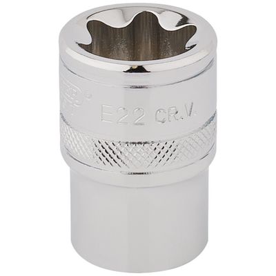 Draper Expert 34372 Draper Tx-Star® Socket 1/2in Sq. Dr. E22 each
