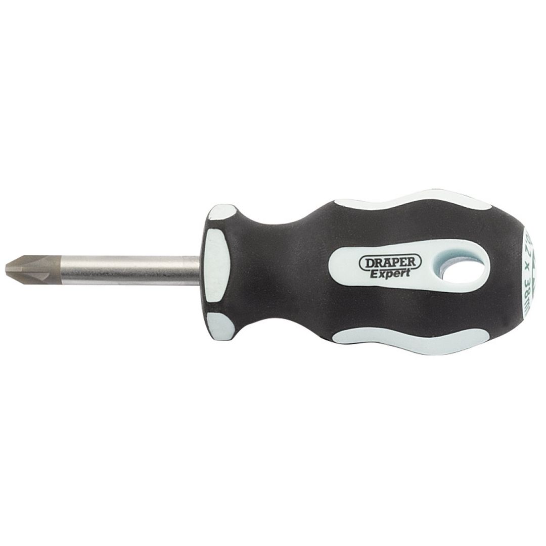 Draper Expert 34996 Pz Type Soft Grip Screwdriver No.2 X 38Mm each - Image 1