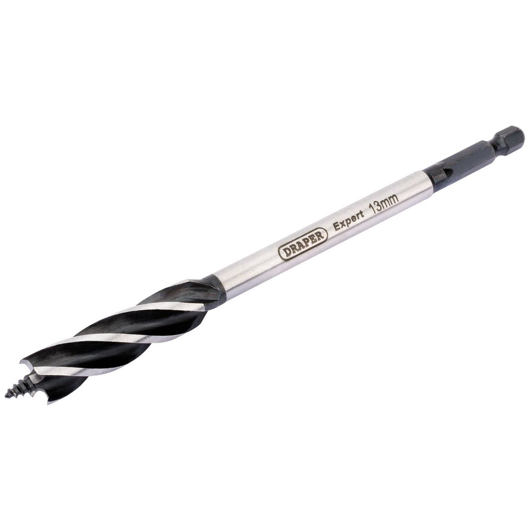 Draper Expert 35093 4 Fluted Auger Bit 13 X 165Mm each - Image 1