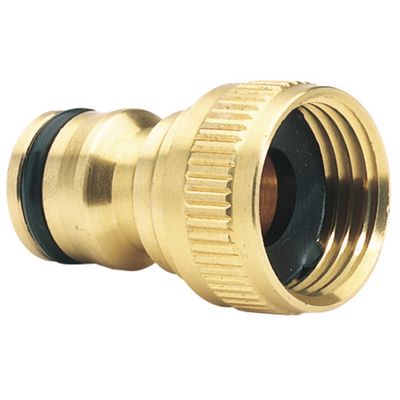 Draper Expert 36197 Brass Garden Hose Tap Connector 1/2in each