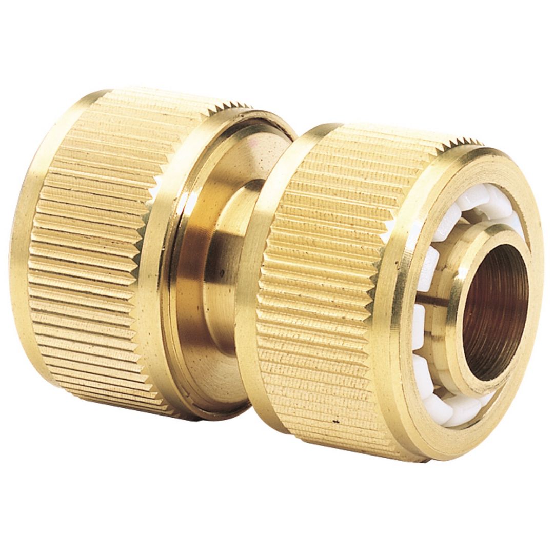 Draper Expert 36205 Brass Hose Repair Connector 3/4in each - Image 1