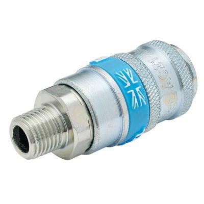 Draper 1/4in Male Thread Pcl Tapered Airflow Coupling (Sold Loose) 37833