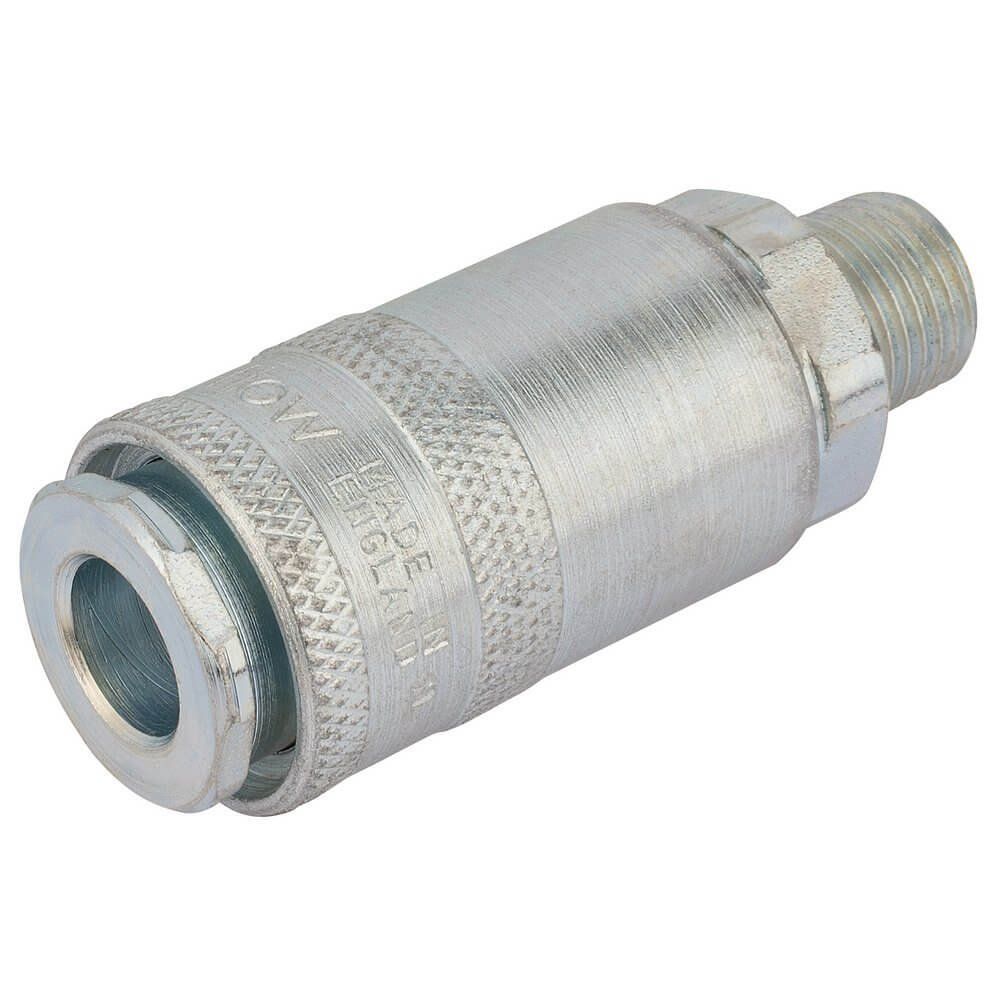 Draper 1/4" Male Thread PCL Tapered Airflow Coupling - Image 1