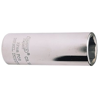 Draper Expert 39046 Diesel Injector Socket 1/2in Sq. Dr. 22Mm each