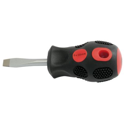 Draper Expert 40012 Plain Slot Flared Tip Screwdriver 6 X 38Mm (Sold Loose) each