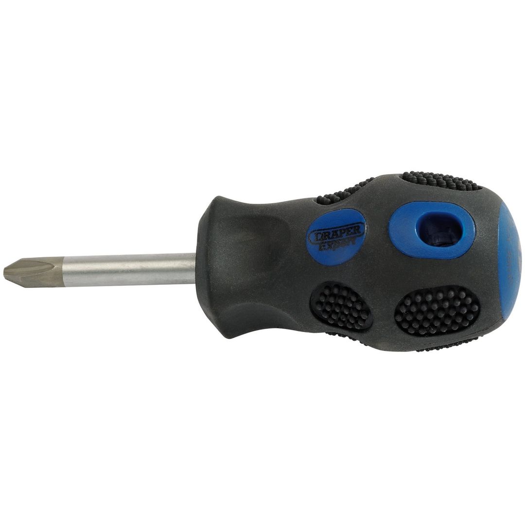 Draper Expert 40023 Cross Slot Screwdriver No.2 X 38Mm (Sold Loose) each - Image 1