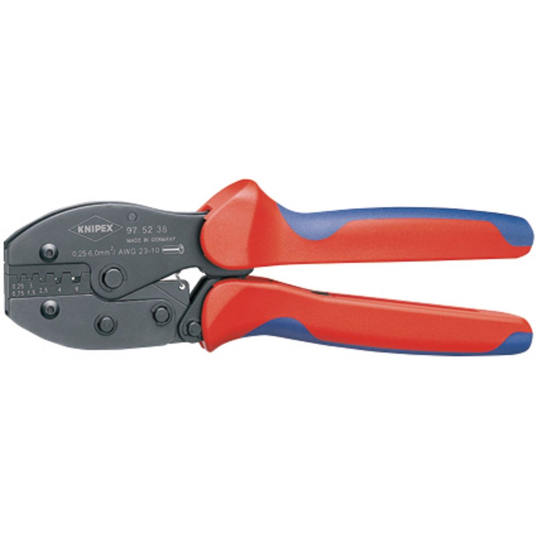 Knipex 41479 97 52 38Sb Preciforce Crimping Pliers 0.25 - 6.0Mm 220Mm each - Image 1