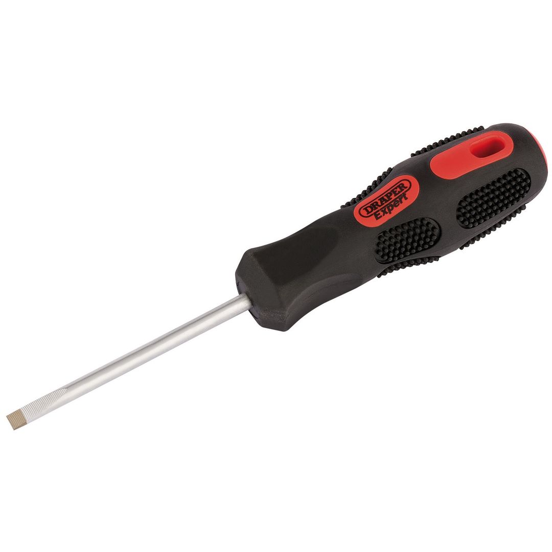 Draper Expert 43376 Plain Slot Parallel Tip Screwdriver 5.0 X 75Mm (Sold Loose) each - Image 1