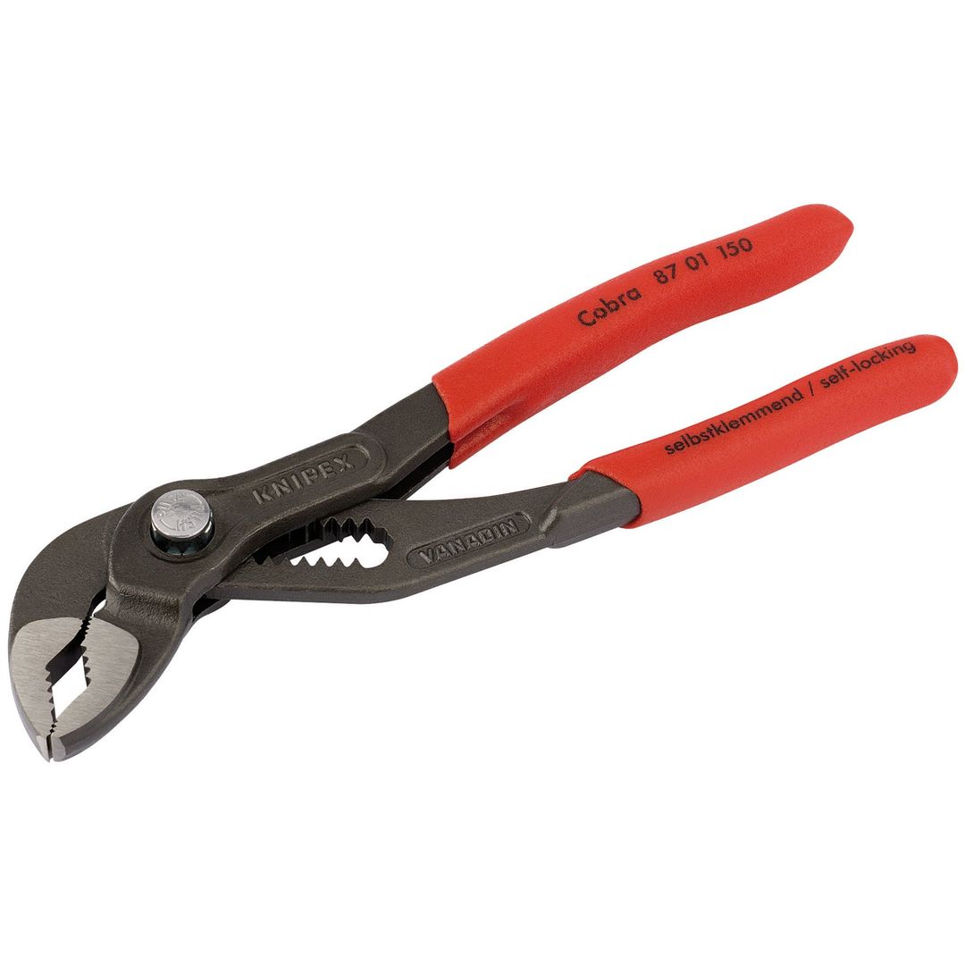 Knipex 44267 Cobra® 87 01 150 Sb Waterpump Pliers 150Mm each - Image 1