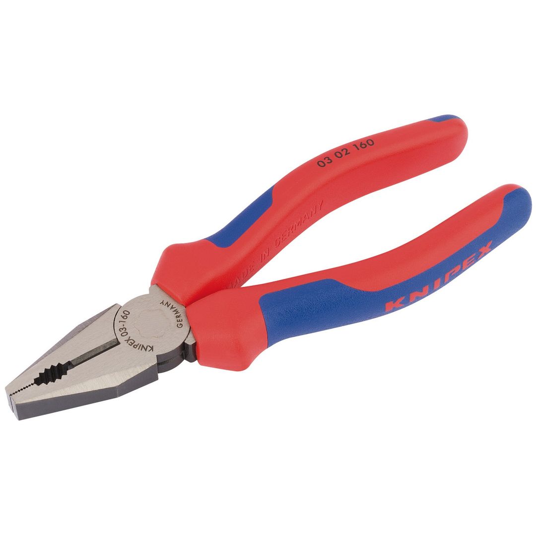 Knipex 49170 03 02 160 Sb Combination Pliers - Heavy Duty Handle 160Mm each - Image 1