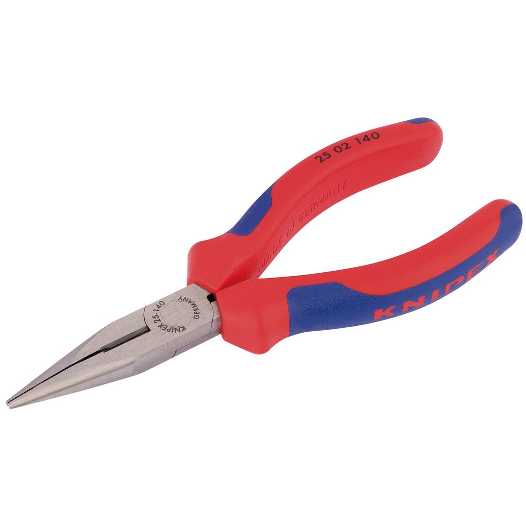 Knipex 49171 25 02 140 Sb Long Nose Pliers - Heavy Duty Handles 140Mm each - Image 1
