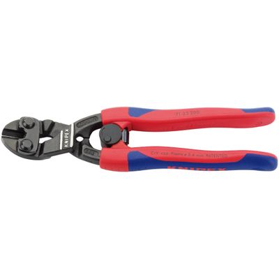 Knipex 49189 Cobolt® 71 22 200Sb Compact 20° Angled Head Bolt Cutters With Sprung Handles 200Mm each