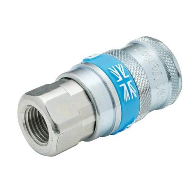 Draper 1/4in Bsp Taper Female Thread Vertex Air Coupling (Sold Loose) 51384
