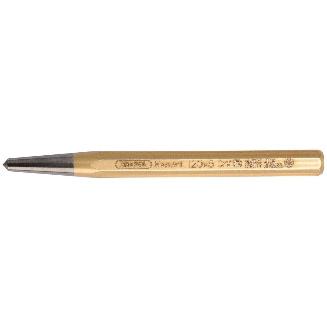 Draper Expert 51760 Octagonal Centre Punch 5 X 120Mm each - Image 1