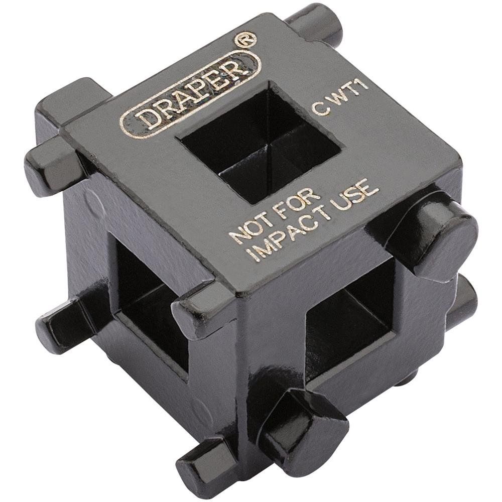 Draper 52334 Brake Caliper Wind Back Cube 3/8in Sq. Dr. each - Image 1