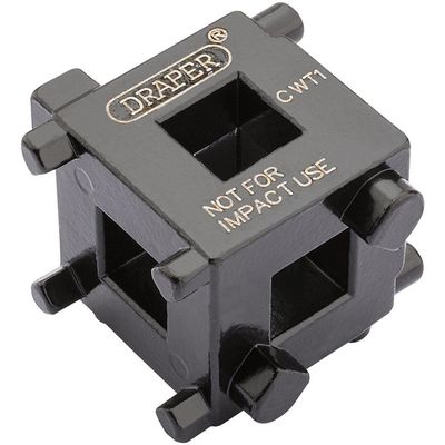Draper 52334 Brake Caliper Wind Back Cube 3/8in Sq. Dr. each
