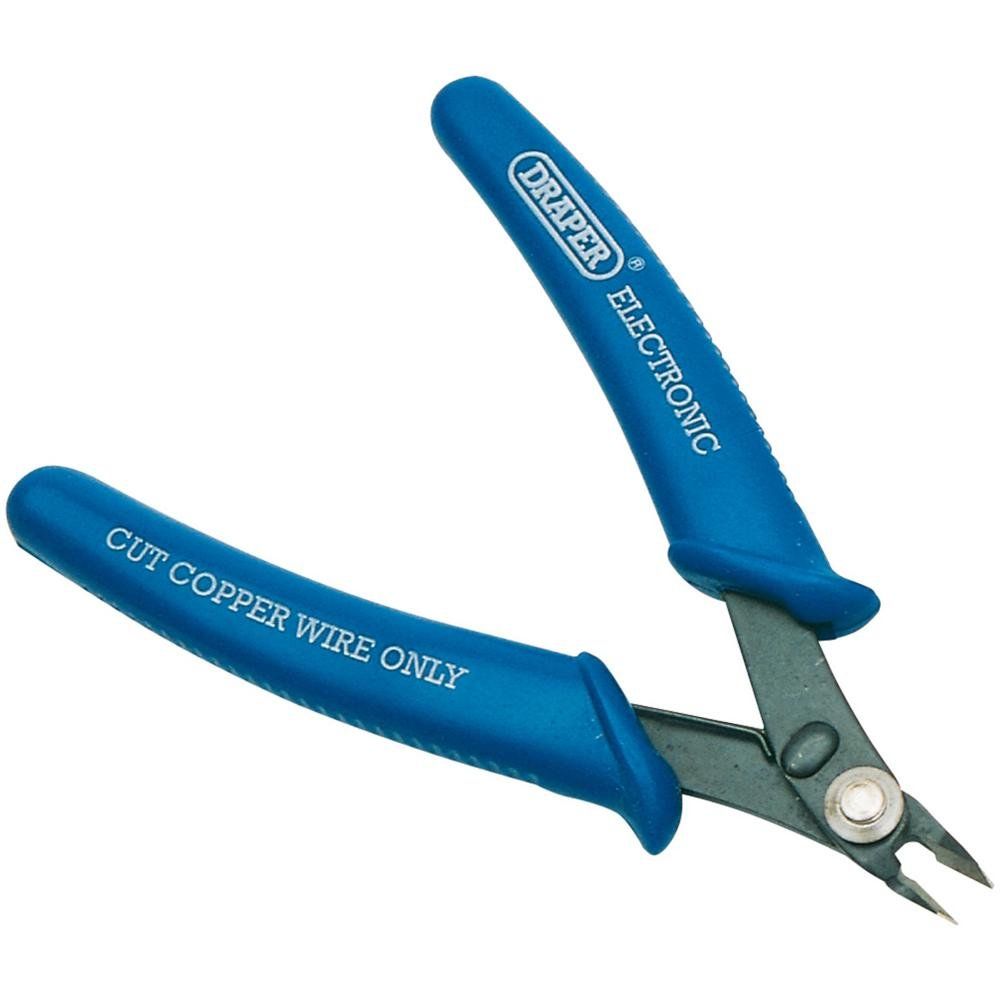 Draper 52589 Electronic Flush Cut Nipper 130Mm each - Image 1