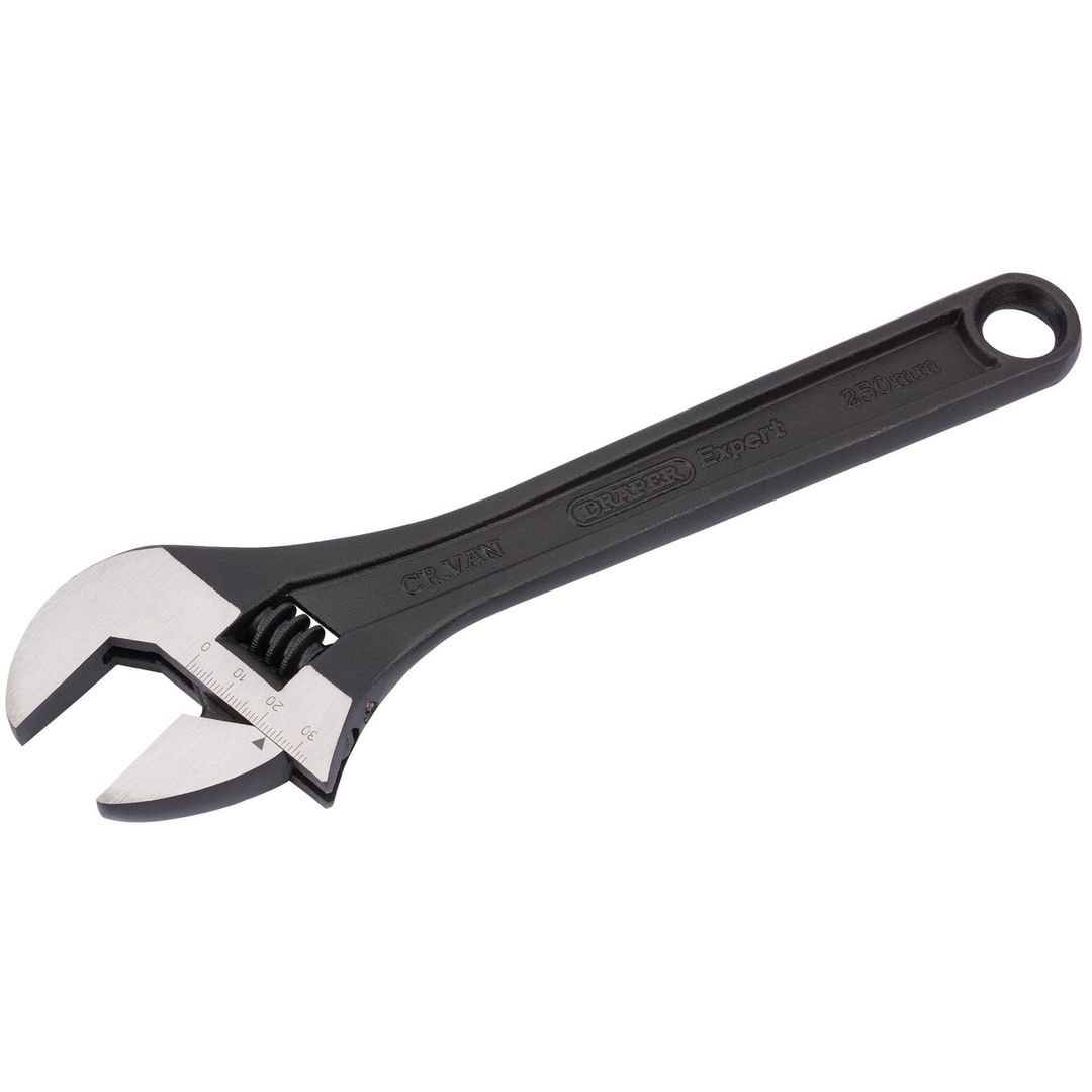 Draper Expert 52681 Crescent-Type Adjustable Wrench With Phosphate Finish 250Mm each - Image 1