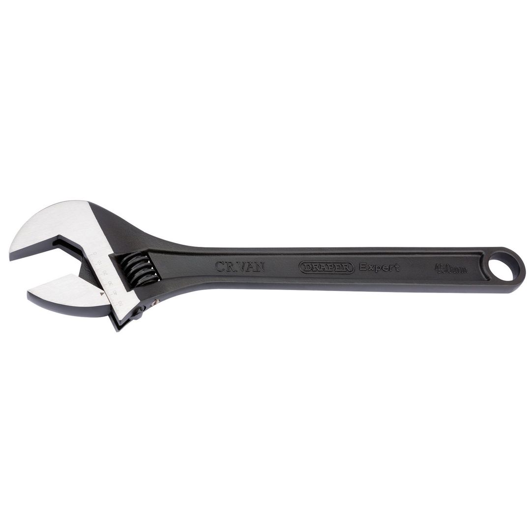 Draper Expert 52684 Crescent-Type Adjustable Wrench With Phosphate Finish 450Mm each - Image 1