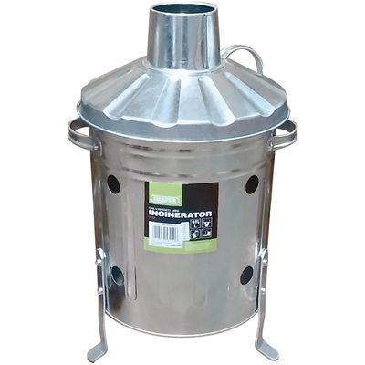 Draper Galvanised Mini Incinerator, 15L