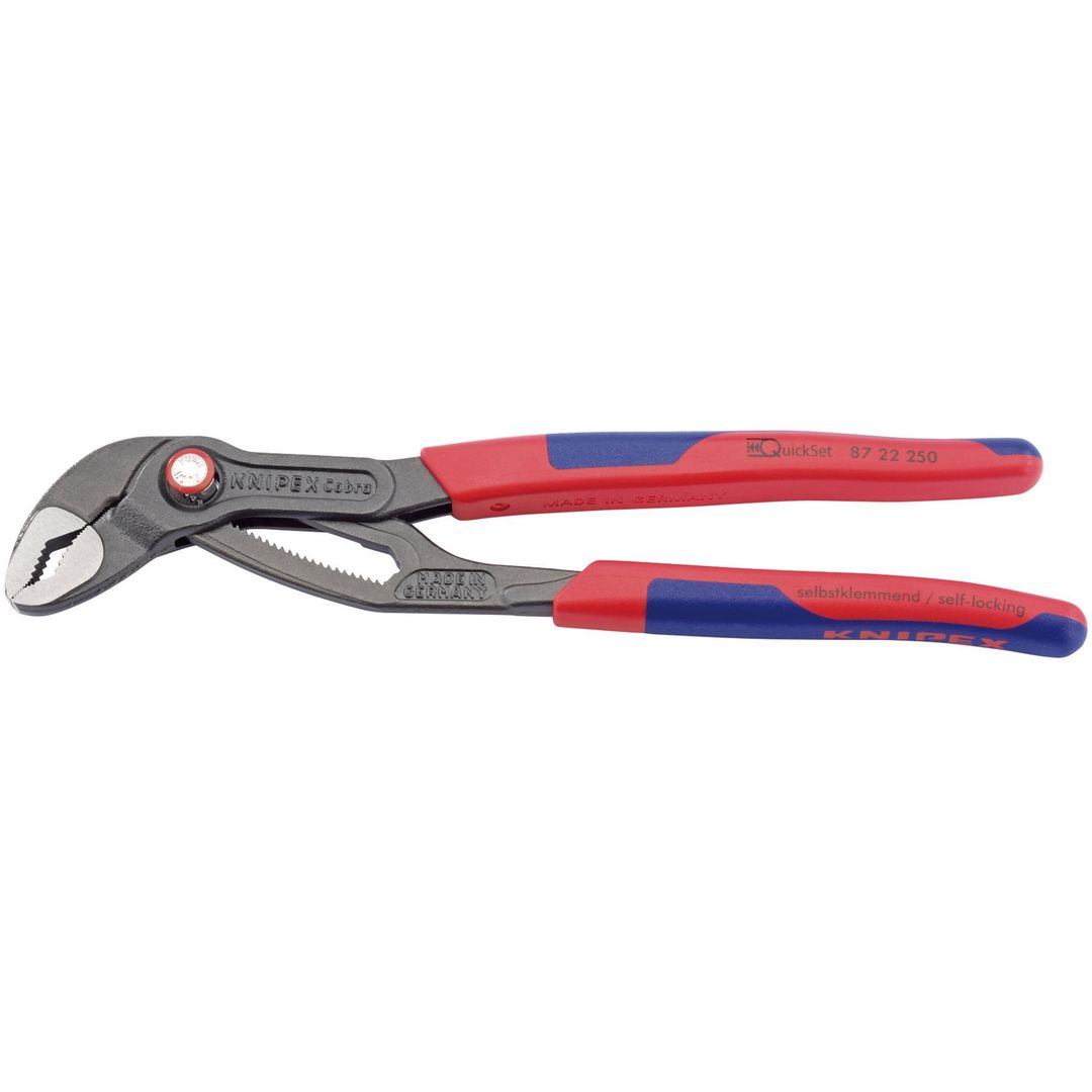 Knipex 53953 Cobra® 87 22 250 Quickset Waterpump Pliers 250Mm each - Image 1