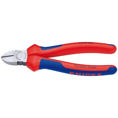 Knipex 55499 70 02 160Sb Heavy Duty Diagonal Side Cutter 160Mm each