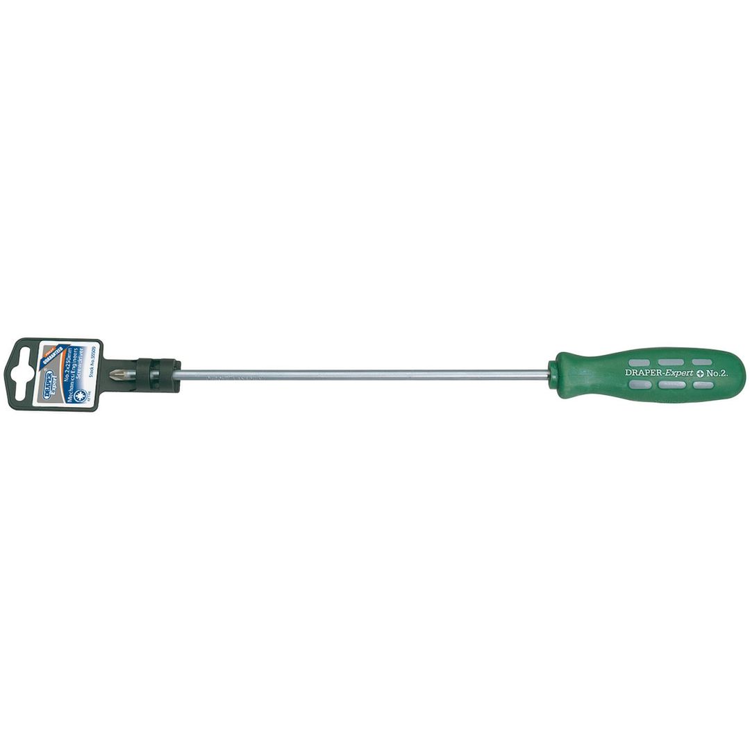 Draper Expert 55509 Long Reach Mechanicfts/Engineers Pz Type Screwdriver No.2 X 250Mm each - Image 1