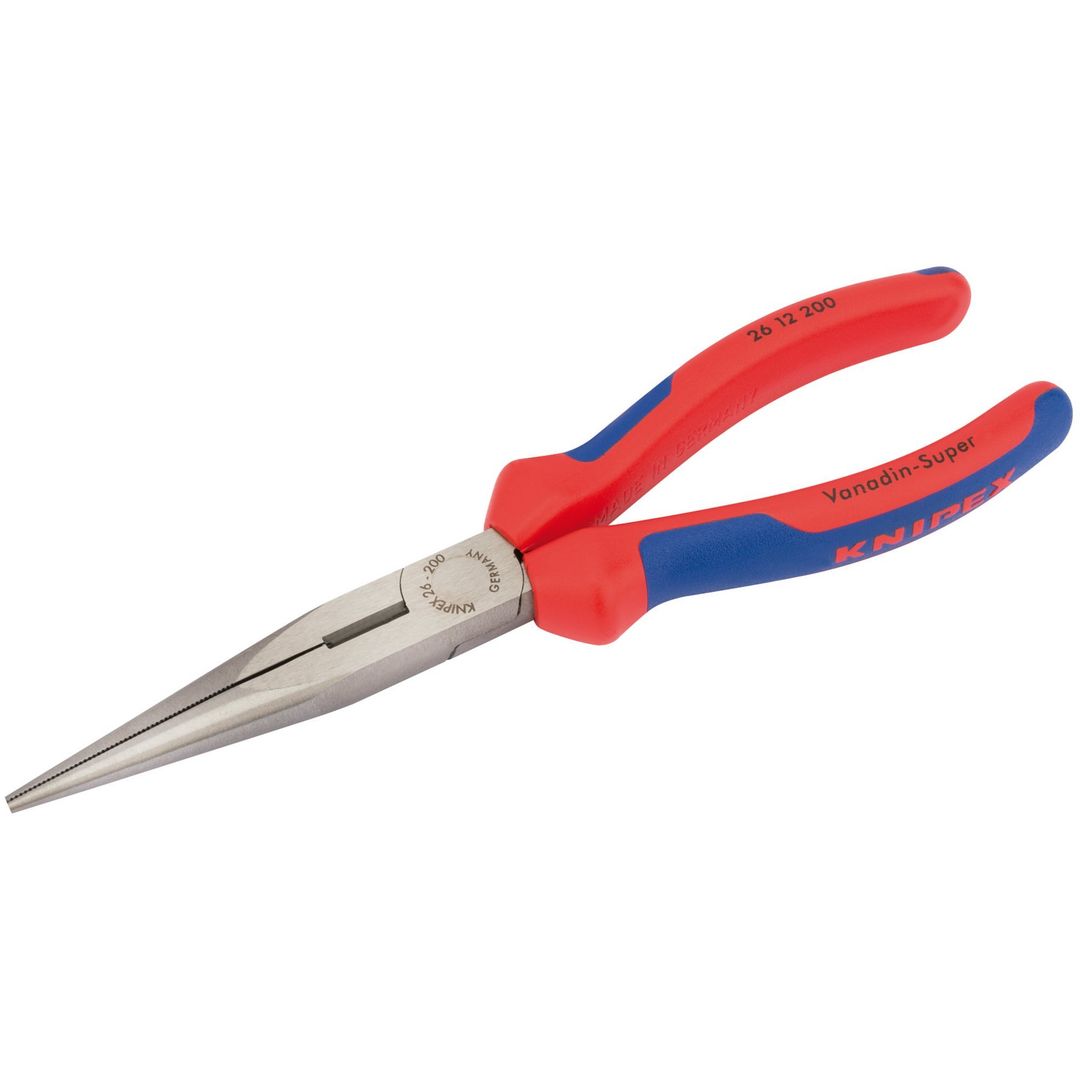 Knipex 55580 26 12 200 Sbe Long Nose Pliers With Heavy Duty Handles 200Mm each - Image 1
